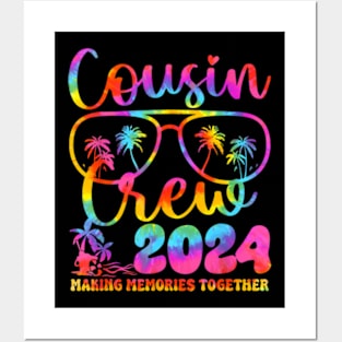 Cousin Crew 2024 Summer Vacation Beach Family Posters and Art